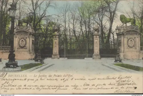 A5872 Bruxelles Palais du Roi 1905