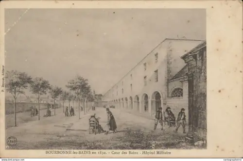 A5872 Bourbonne-les-Bains hopital militaire
