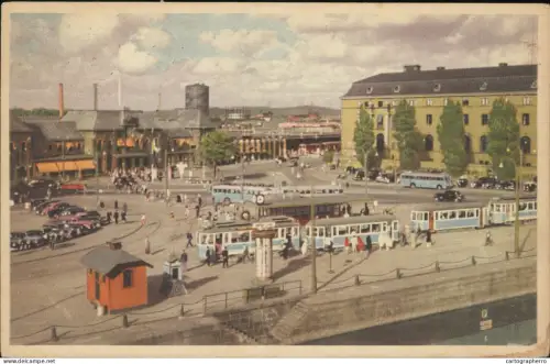 A5871 Goteborg trams tramways 1948