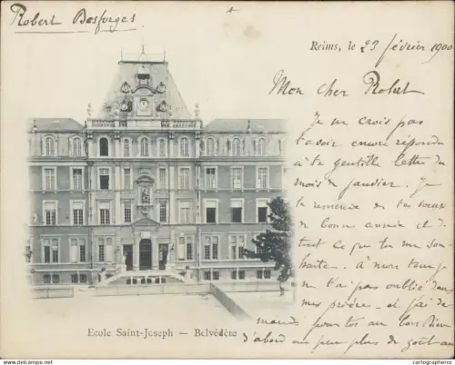 A5871 Reims ecole Saint-Joseph 1900