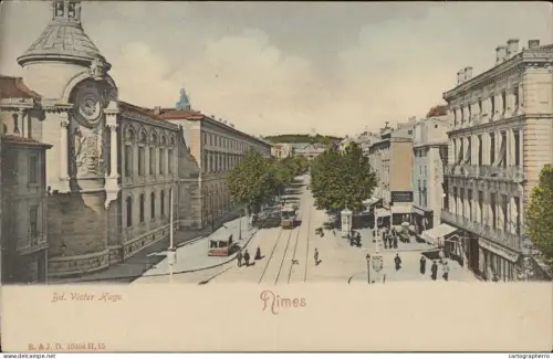 A5871 Nîmes Boulevard Victor Hugo cpa