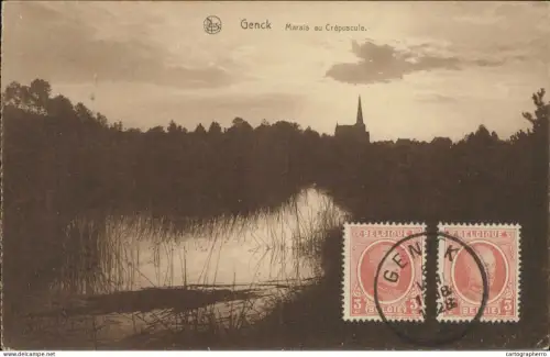 A5870 Genck marais au crepuscule