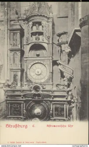 A5870 Strasbourg Astronomische Uhr 1900s