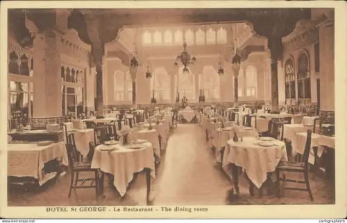 A5870 Hotel St George restaurant dining room Alger
