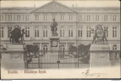 A5870 Bruxelles bibliotheque royale 1902