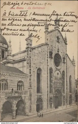 A5870 Como la cattedrale 1904