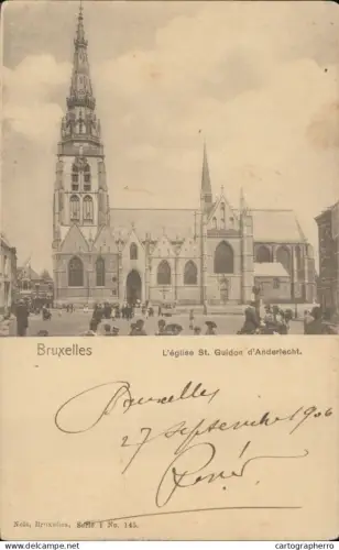 A5870 Bruxelles eglise St. Guidon d`Anderlecht 1906