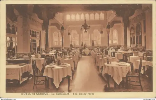 A5870 Alger Hotel St George restaurant dining room