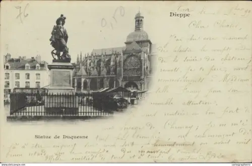A5869 Dieppe statue de Duquesne 1899