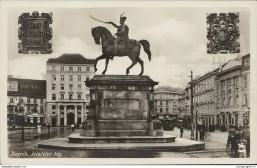 A5868 Zagreb equestrian monument