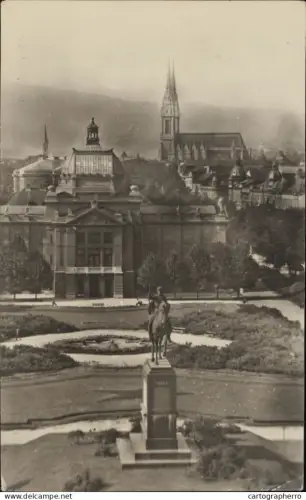 A5868 Zagreb equestrian monument 1954