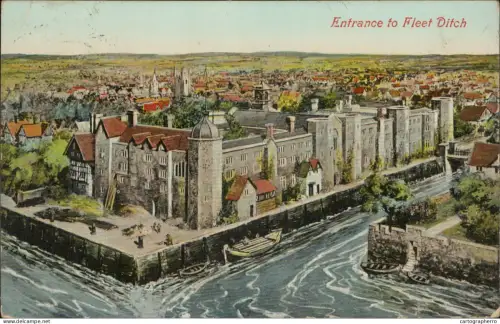 A5868 Bridewell Palace entrance to Fleet Ditch