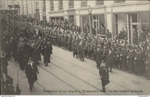 A5868 Funerailles du roi Leopold 1909