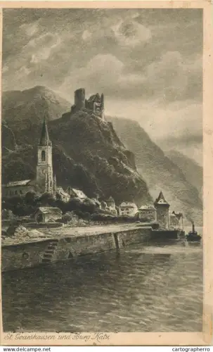 A5340 Germany St Goarshausen und Burg Katz