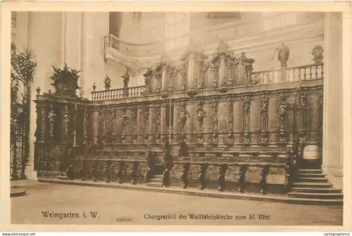 A5340 Germany Weingarten Chorgestuhl der Wallfahrtskirche zum Heilige Blut