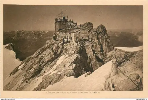 A5339 Germany Munchner Haus auf die Zugspitze