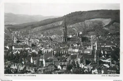 A5345 Germany Freiburg im Breisgau Blick vom Lorettoberg general view