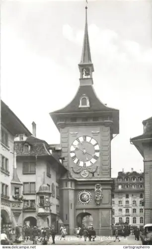 A5344 Switzerland Bern Karngasse mit Zeitglockenturm
