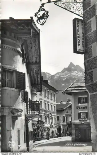 A5344 Austria Lofer (Salzburg) old street typical architecture