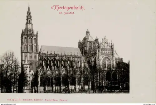 A5873 Netherlands 's-Hertogenbosch church 1900s