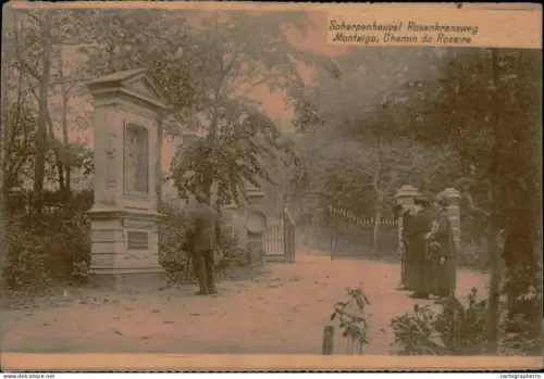 A5873 Scherpenheuvel Rosenkransweg Montaigu chemin du rosaire devotion