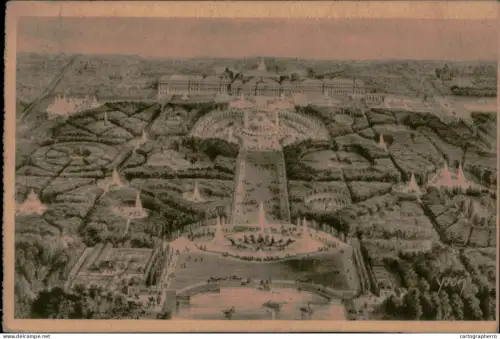 A5873 Versailles (Château) aerial view 1930