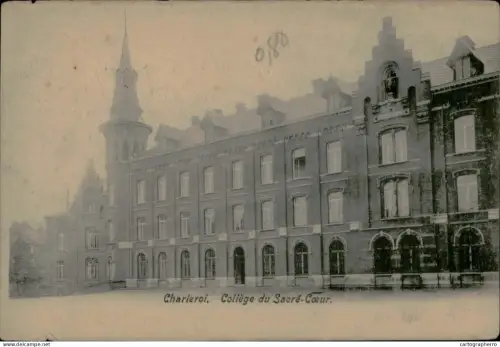 A5873 Charleroi College du Sacre-Coeur cpa