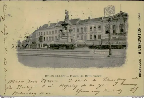A5874 Bruxelles place de Brouckere 1899