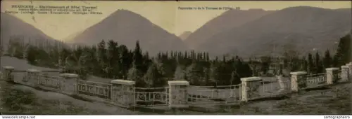 A5874 Beaucens double postcard