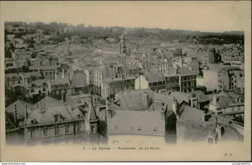 A5875 Le Havre panorama 1900s