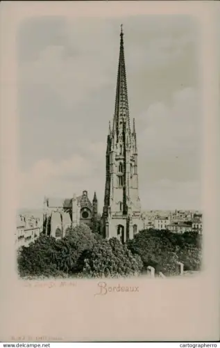 A5875 Bordeaux la tour St. Michel 1900
