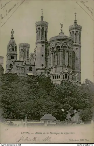 A5875 Lyon basilique 1900s