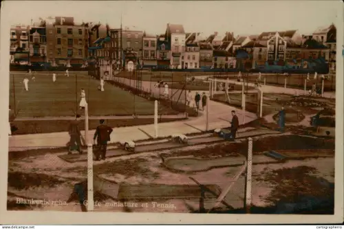A5875 Blankenberge golfe miniature et tennis