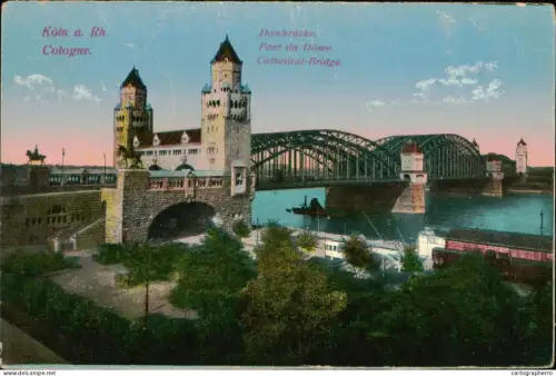 A5875 Koln cathedral bridge