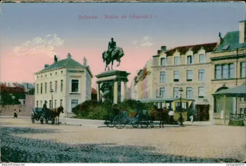 A5875 Ostende Statue de Leopold I