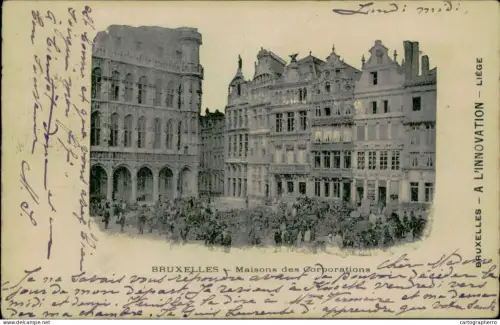 A5875 Bruxelles maisons des Corporations