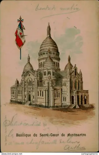 A5875 Basilique du Sacre-Coeur de Montmartre 1901