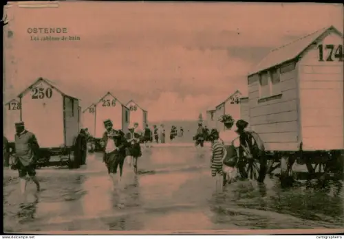 A5876 Ostende cabines des bains