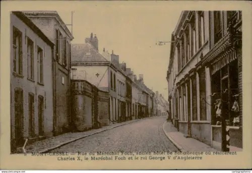 A5876 Mont Cassel rue du Marechal Foch ancien hotel