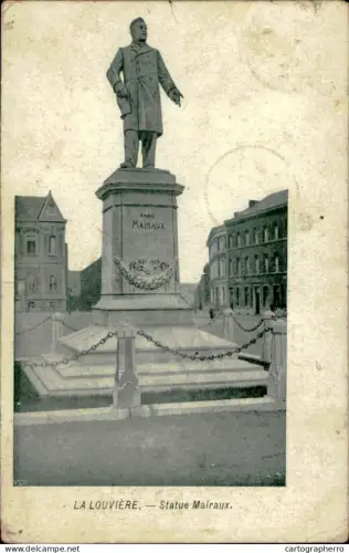 A5876 La Louvière Statue Mairaux