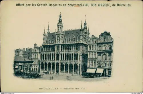 A5877 Bruxelles maison du roi 1900s
