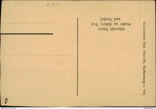 A5877 Durer - Studie zu Ritter