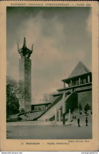 A5877 Madagascar colonial exposition Paris 1931