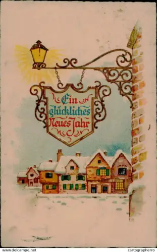A5920 Neues Jahr AK