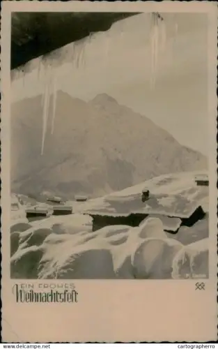 A5920 Winter Landschaft Foto-AK P. Damm