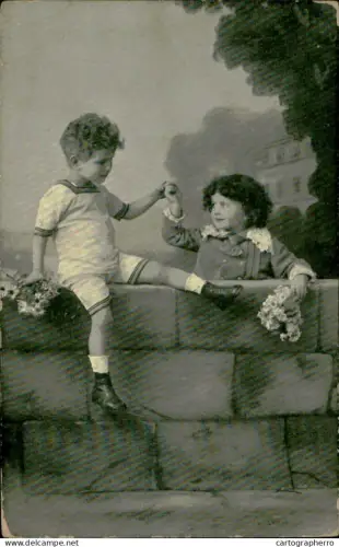 A5920 Children > Scenes & landscapes postcard 1916