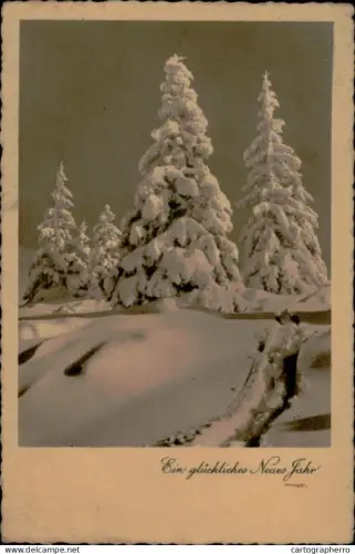 A5920 New Year greetings Amberg 1936