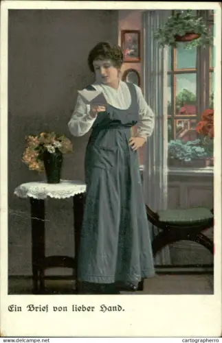 A5920 Ein Brief von lieber hand AK