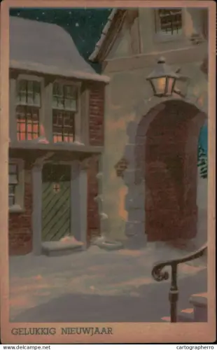 A5920 Gelukkig Nieuwjaar Netherlands 1943