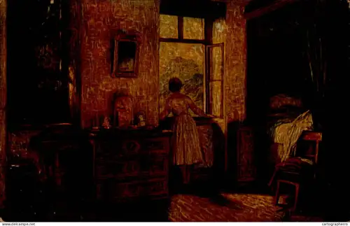 A5920 Fine art Schwind - Heure matinale - Degi Postkarte